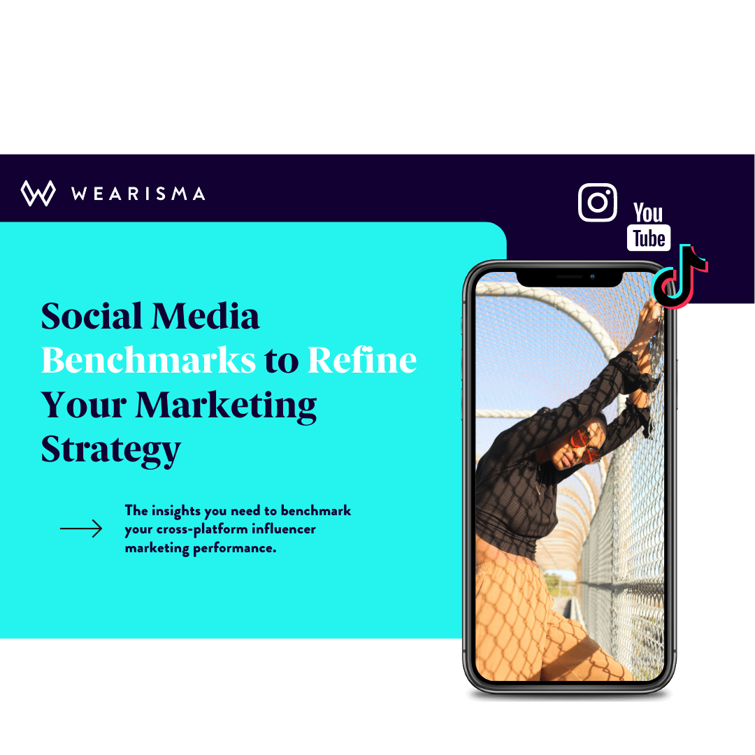 benchmark influencer marketing tiktok instagram youtube engagement rate