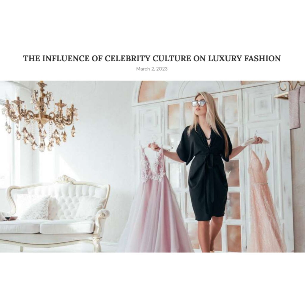 WeArisma CEO, Jenny Tsai in Luxury Adviser discussing the influence of celebrity culture on luxury fashion