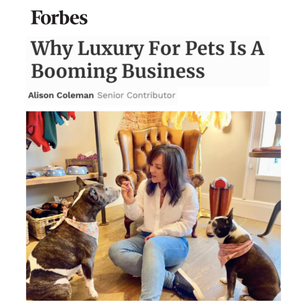 WeArisma’s CEO in Forbes discussing the rise of luxury pet influencer collaborations
