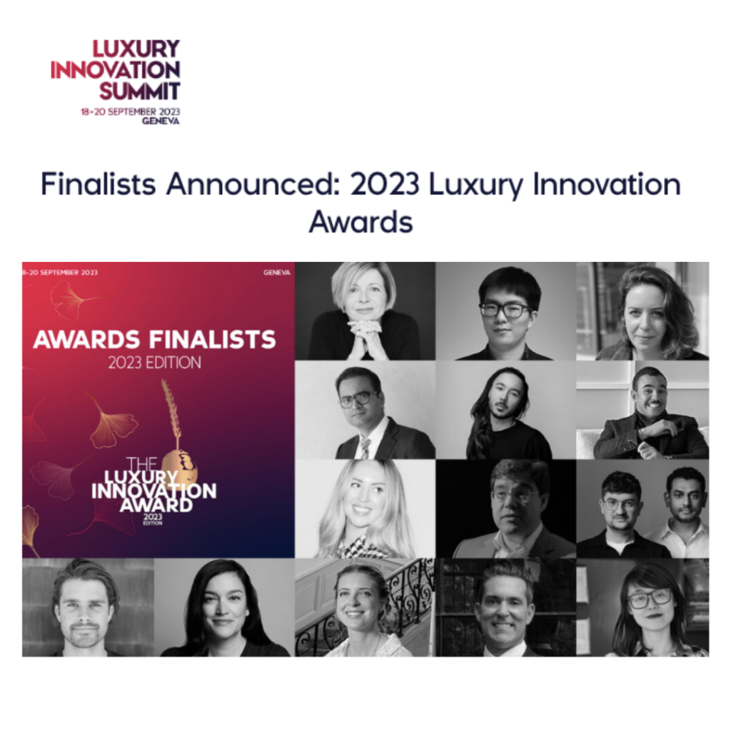 WeArisma shortlisted for Luxury Innovation Award’s Technology, Innovation and E-commerce in Luxury award