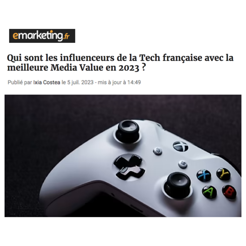 WeArisma in E-marketing France showcasing the Top French Tech Influencers